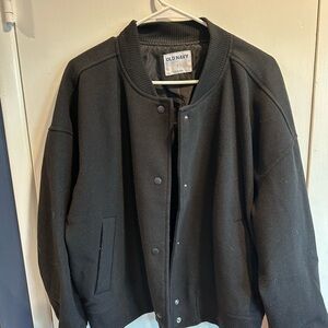 Old Navy womans  Dark Gray Bomber Jacket size L